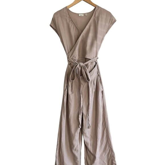 ARITZIA Wilfred Cairo Brax Linen Jumpsuit US 0 - Picture 2 of 8